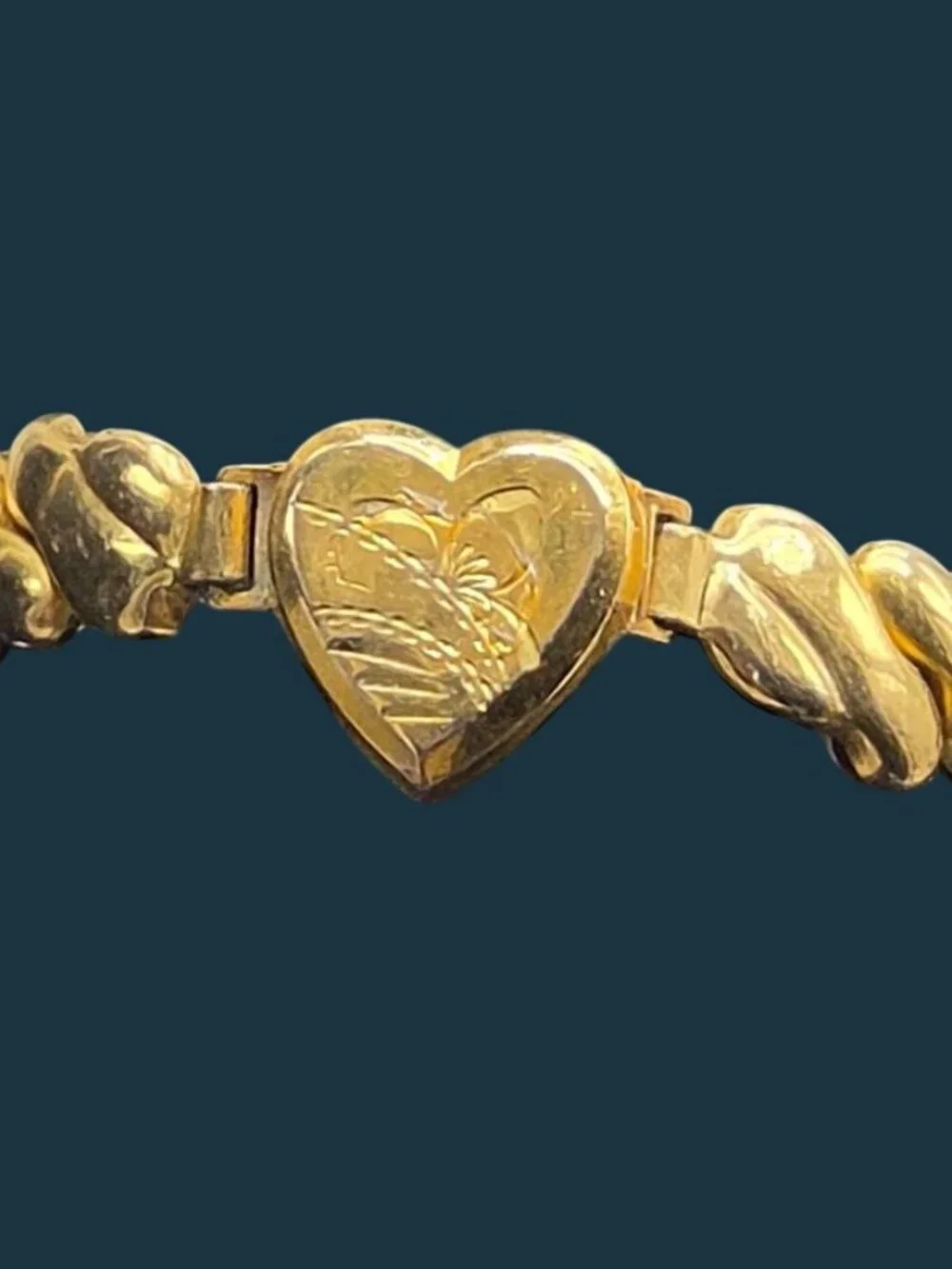 VTG Marvel Mfg Child-Sized Sweetheart Expansion Bracelet 4.5